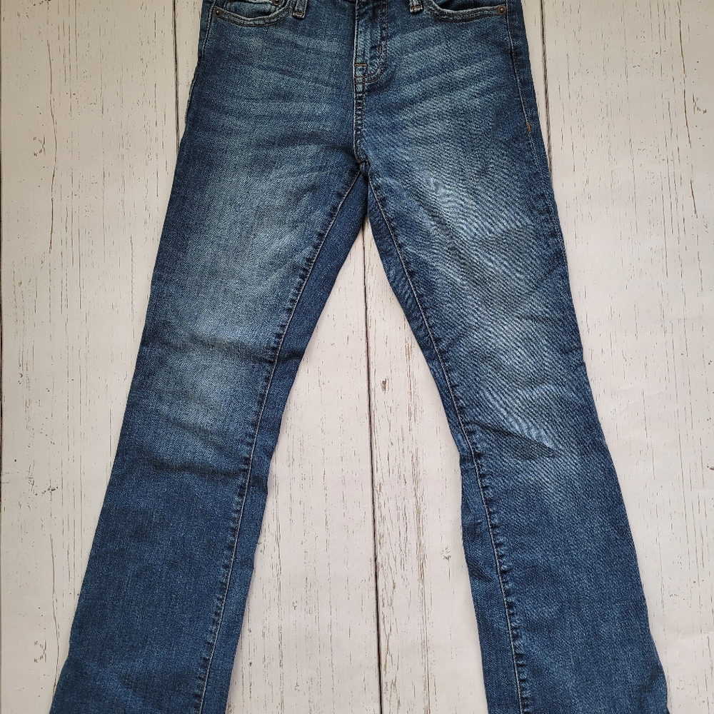 Aeroppstale mid rise boot blue jean size 0S